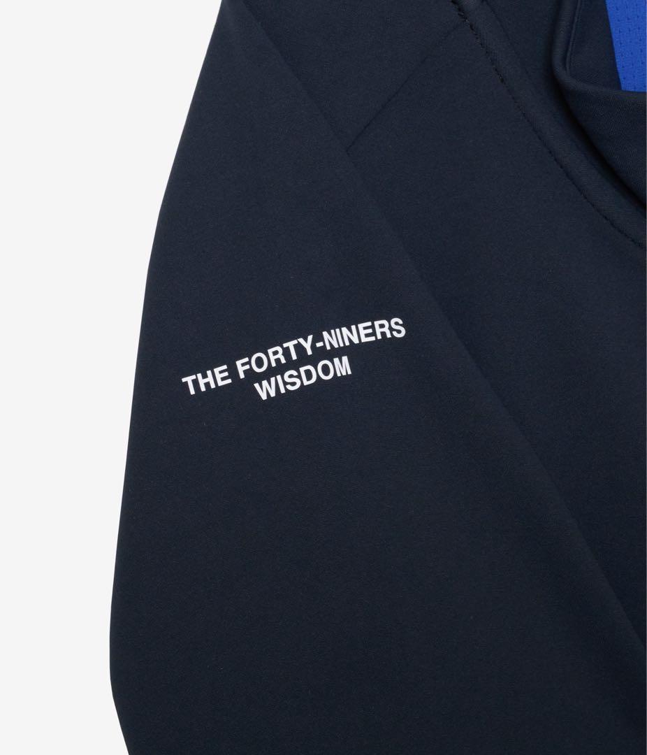 TFW49 MOCK NECK HALF ZIP L/S TEEブラックLサイズ