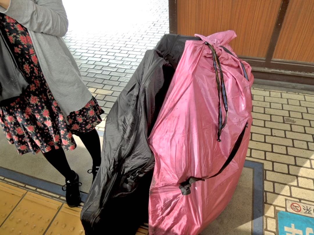 限定ピンク OSTRICH L-100 輪行袋 超軽量型 / オーストリッチ