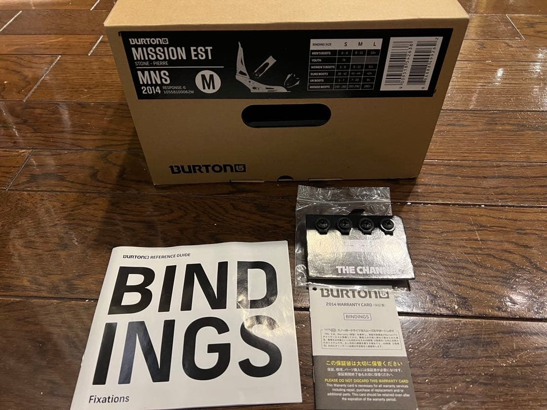 BURTON MISSION Mサイズスノーボードビンディング EST バートン