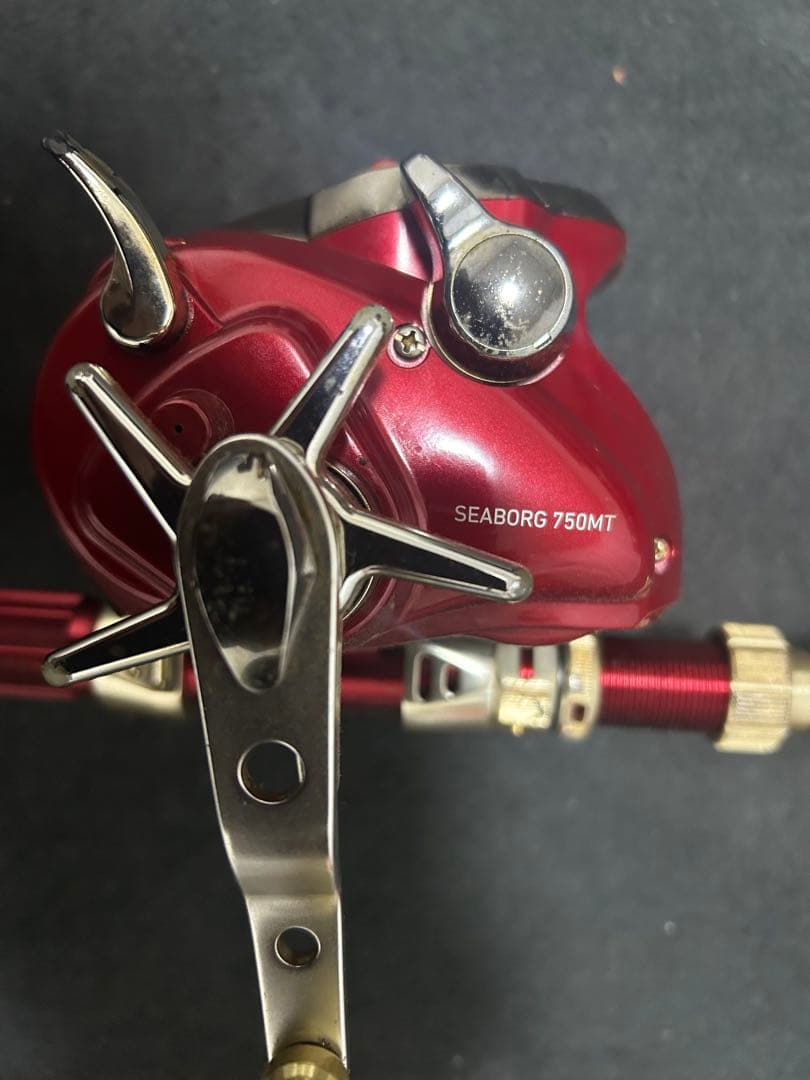 SEABORG 750MT 電動リール マグシールド レッド‼️