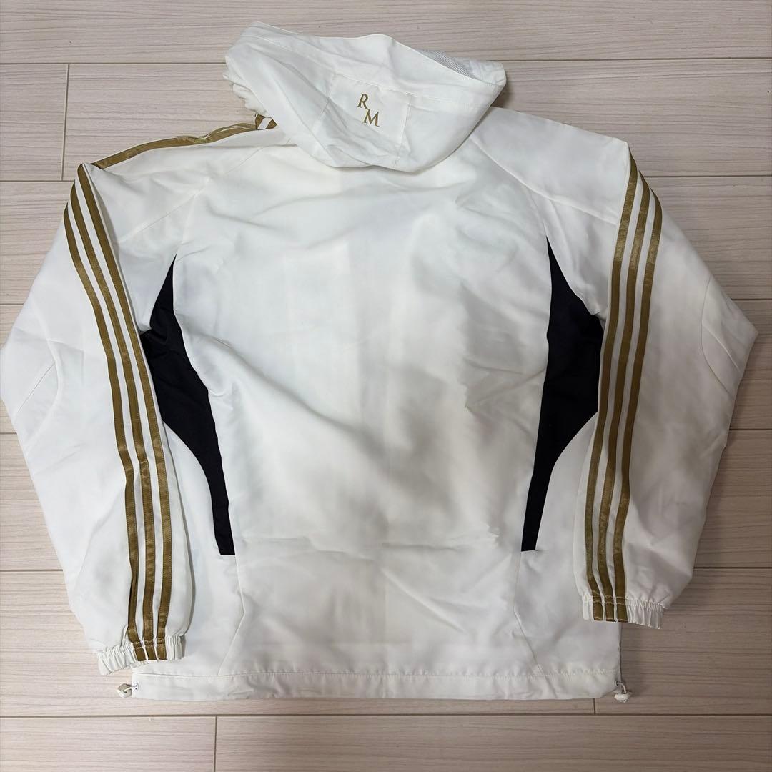 adidas レアル・マドリード フード付きジャケット M