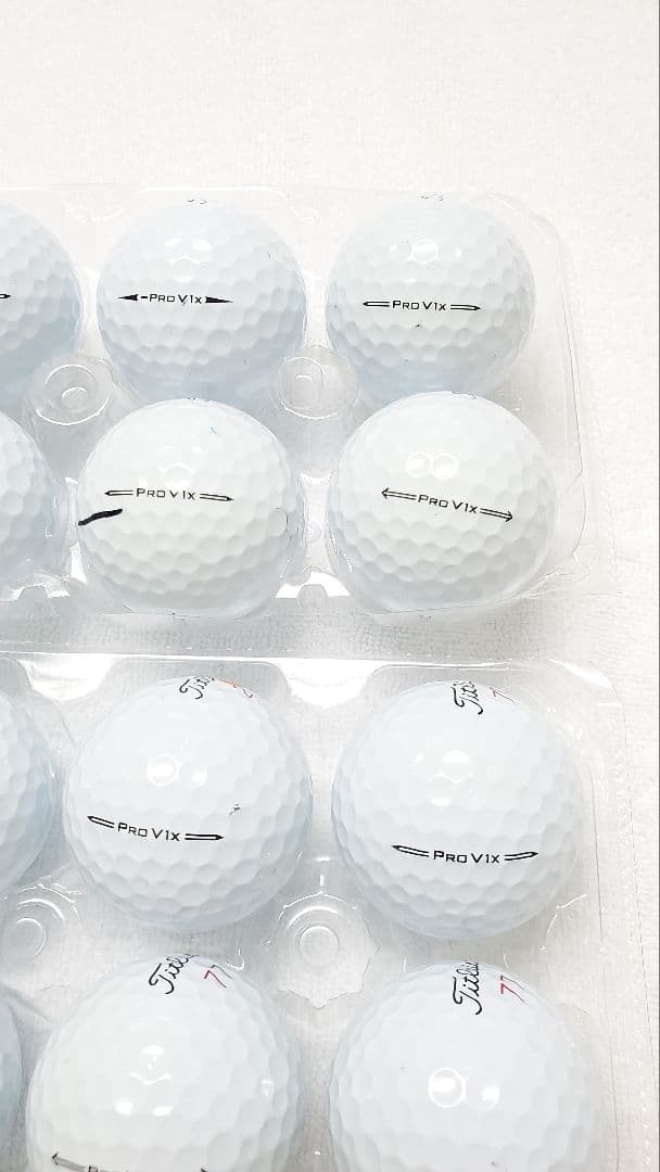 ①美品Titleist Pro V1X ロストボール 24個