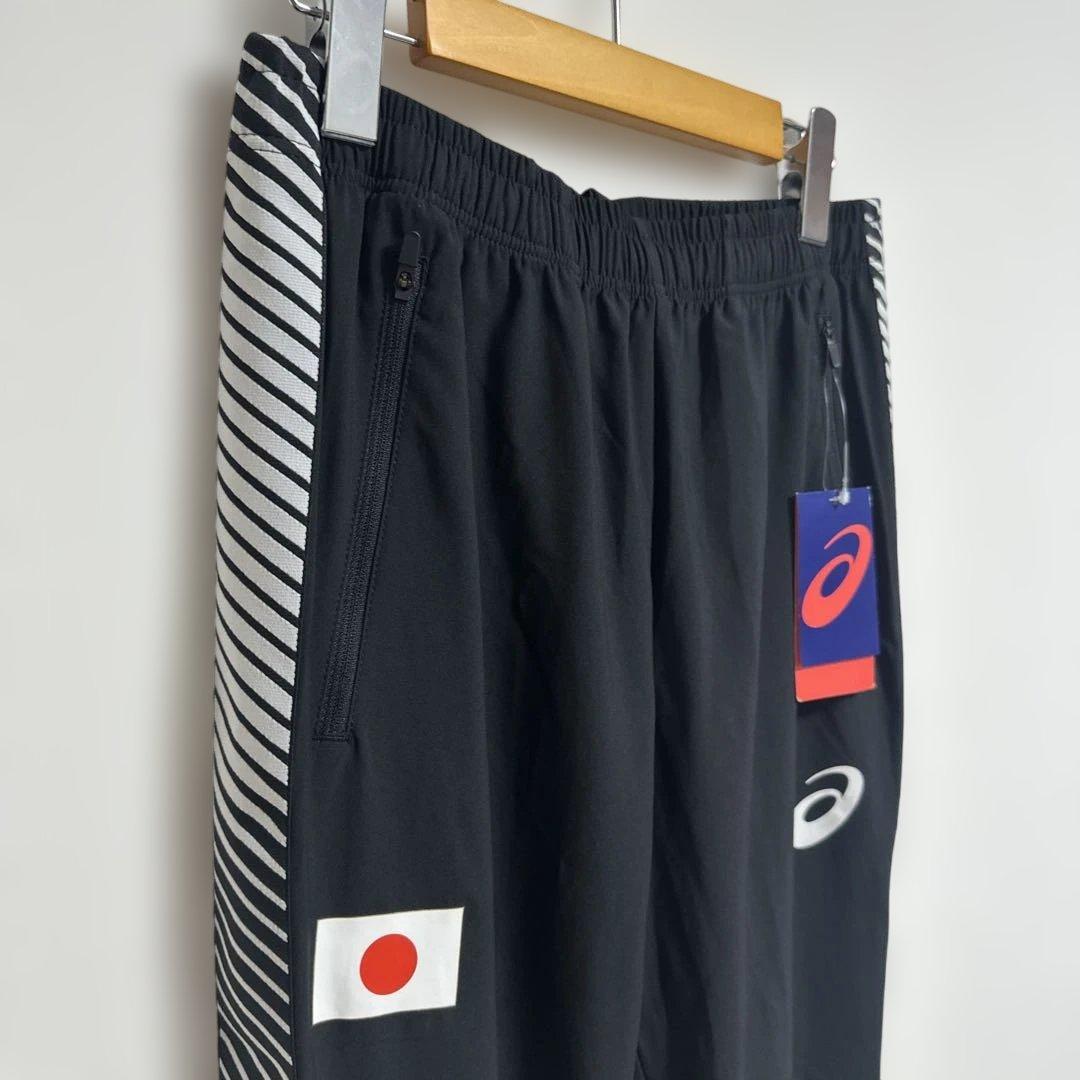 【未使用】アシックス　日本代表　クロスパンツ　日の丸　トレーニングウェア
