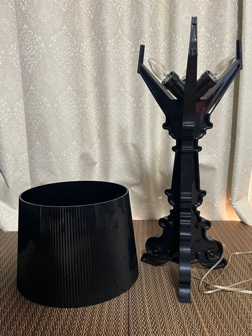 Kartell スタンドライト　ブルジー　ブラック