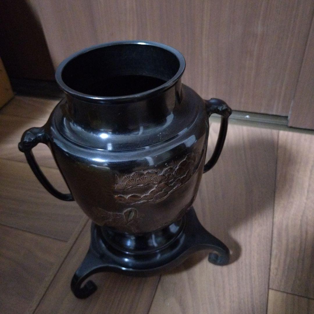薄端　高岡 唐銅花器