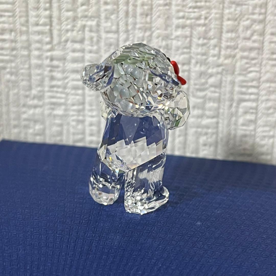 Swarovski クリスタル クマと子猫の置物 約7cm