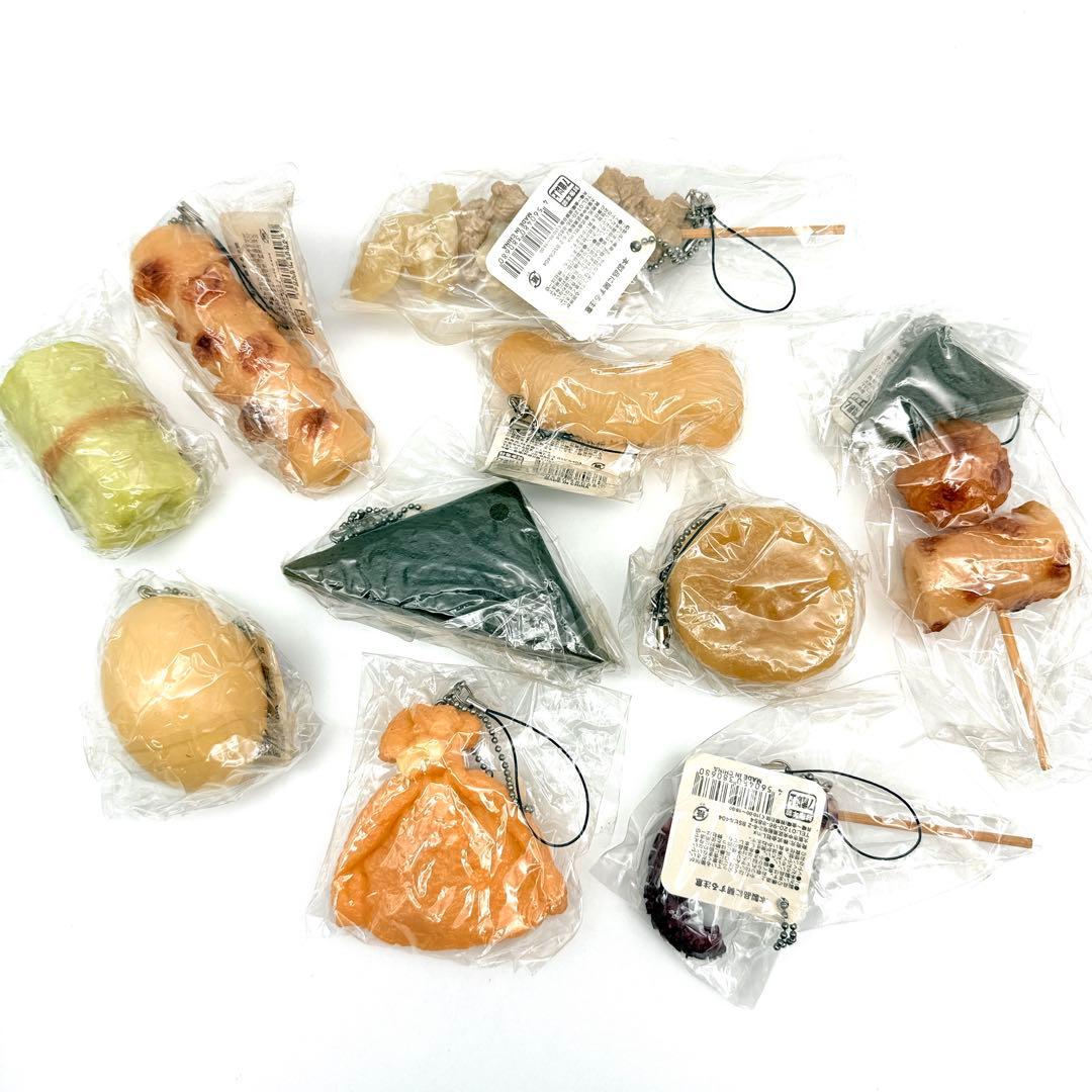おでん キーホルダー 10点セット 未使用品｜リアル 食品サンプル ストラップ
