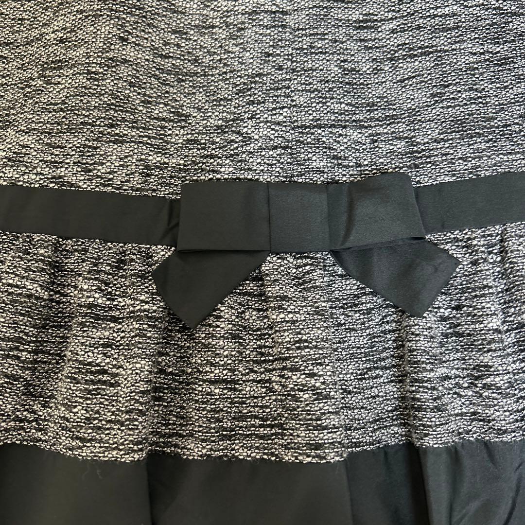 M'S GRACY ワンピース 40サイズ グレーと黒のストライプ