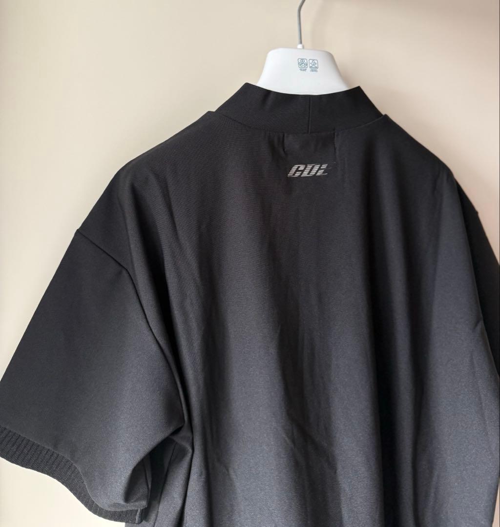 新品 ★ MARK&LONA モックネック シャツ 黒 マーク&ロナ 正規品
