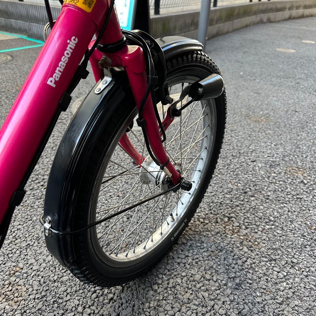 sakoパナソニック　電動自転車ギュット20インチ　前後チャイルドシート付