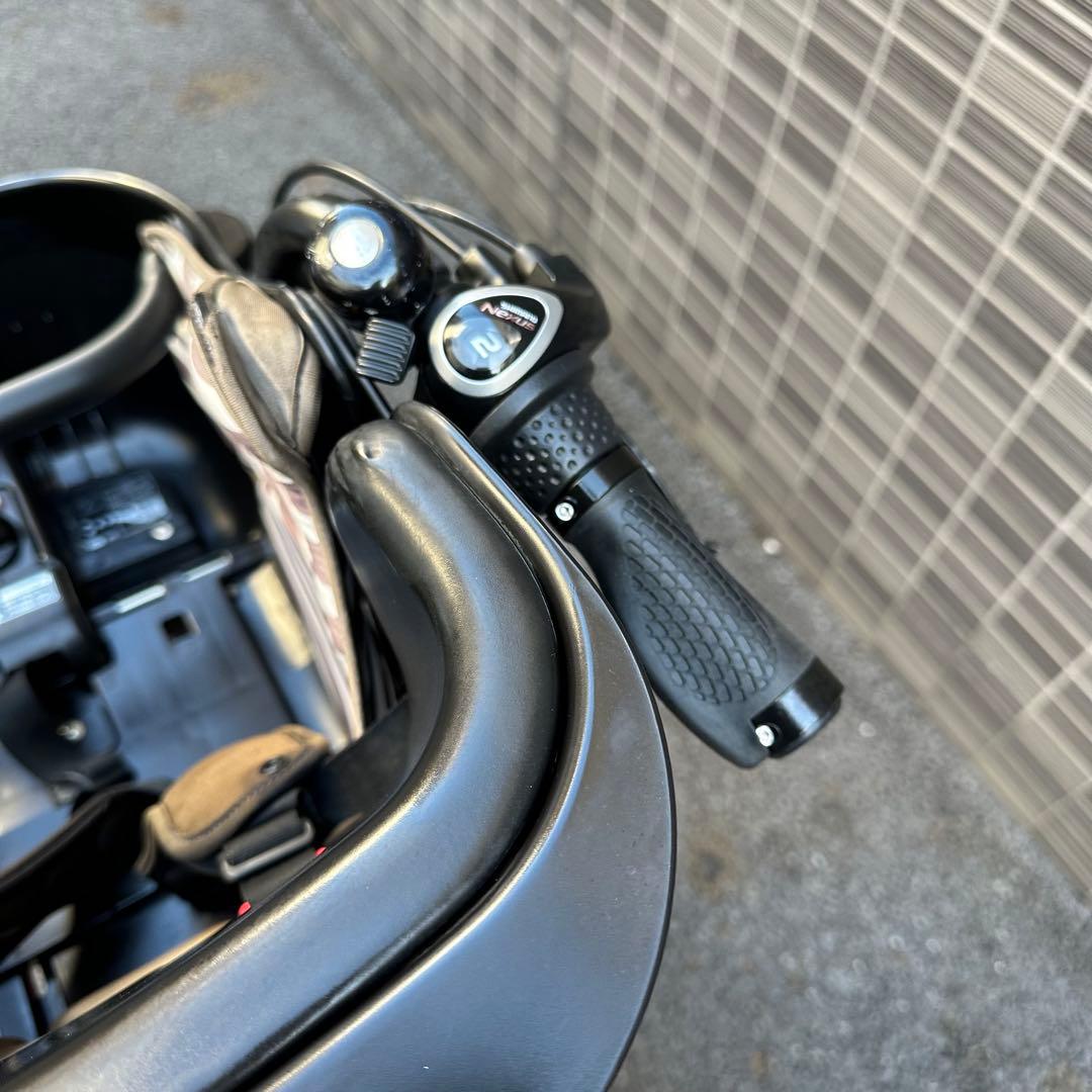 sakoパナソニック　電動自転車ギュット20インチ　前後チャイルドシート付