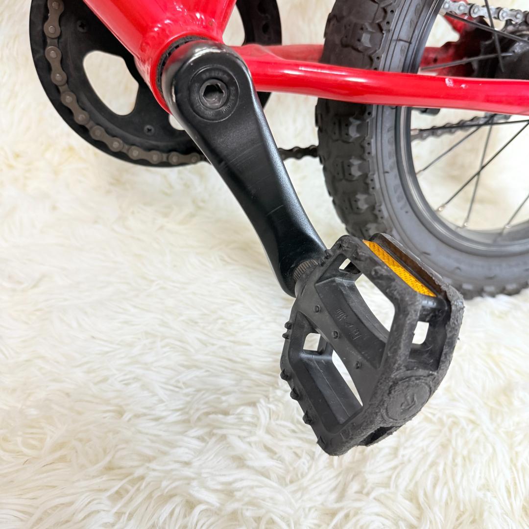 【送料込み】ヨツバサイクル ヒーローレッド 14インチ