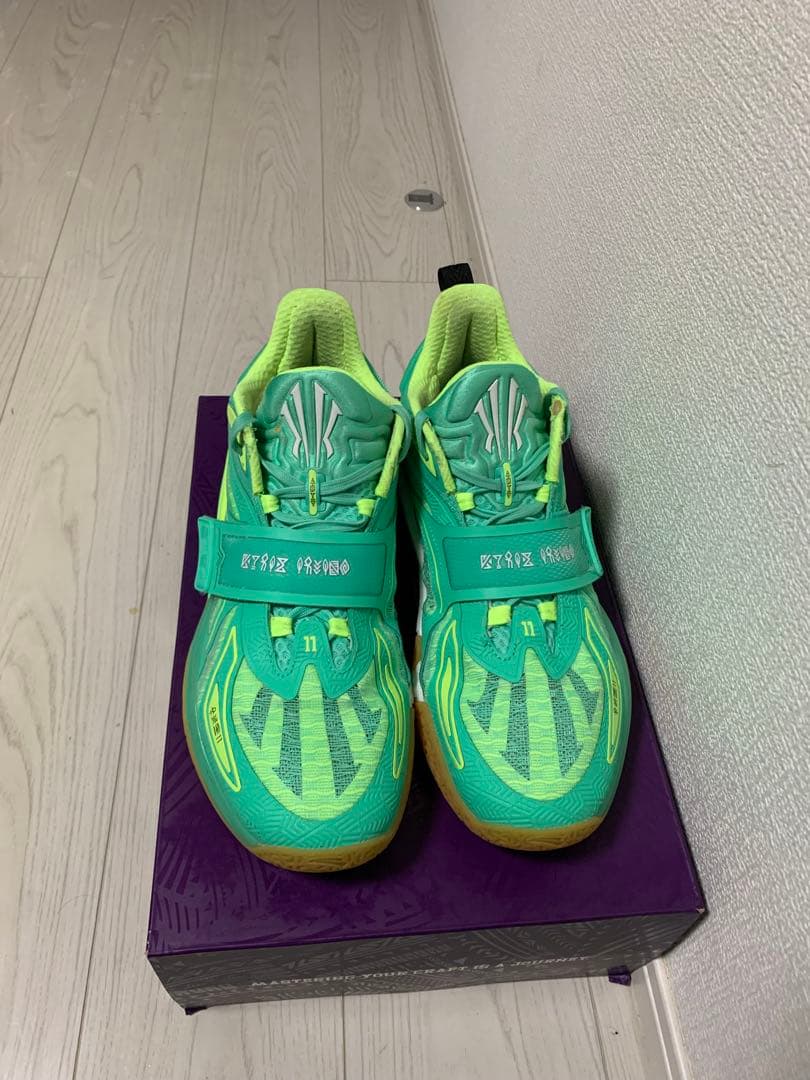 シューズ(男性用) Anta Kai 1 green grails 29.5cm