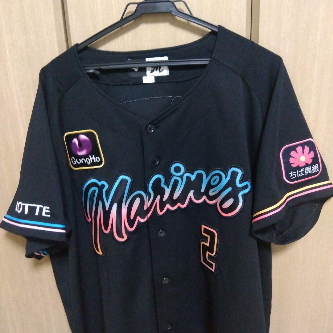 千葉ロッテマリーンズ ブラックサマーユニフォーム #2 松川