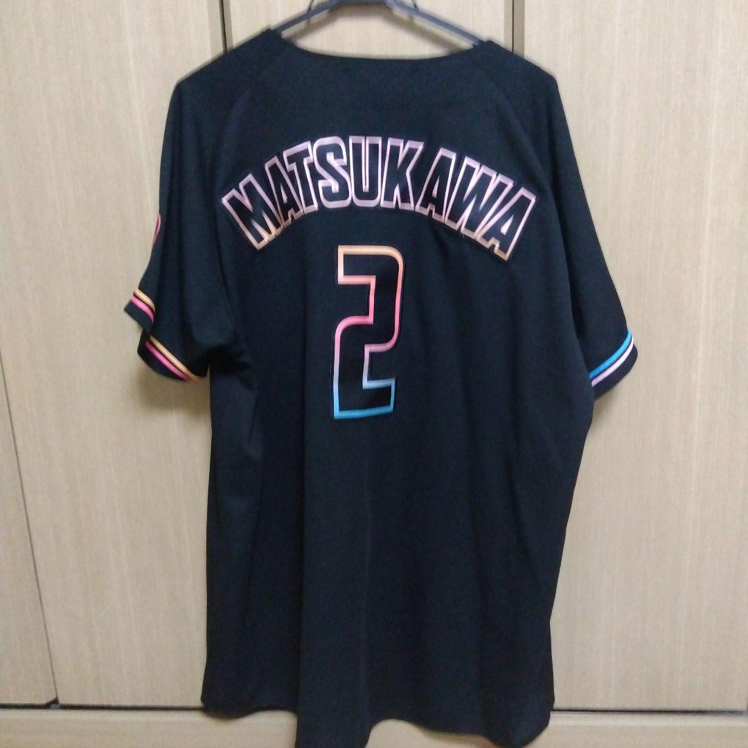 千葉ロッテマリーンズ ブラックサマーユニフォーム #2 松川