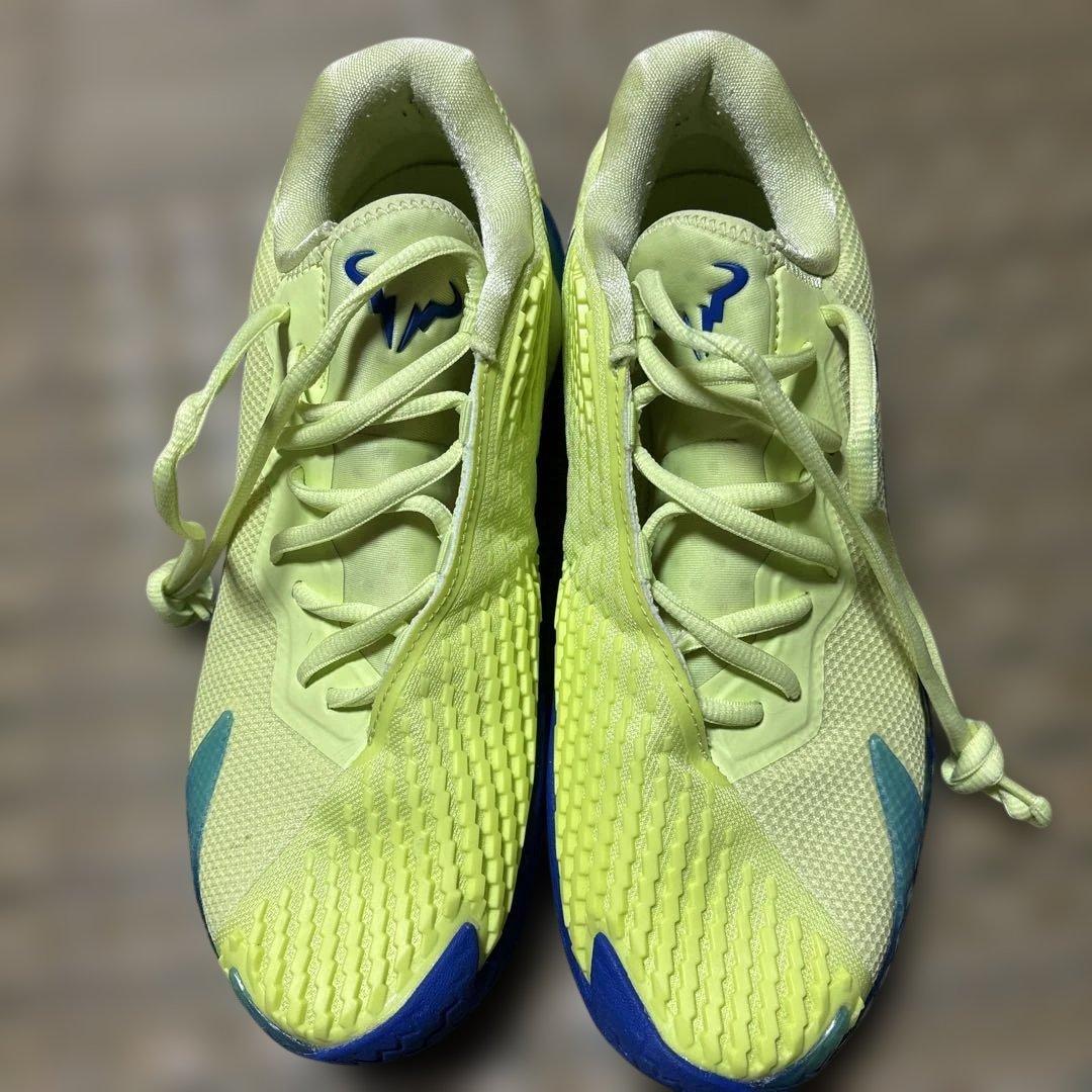 値下げ【ナダル】Nike テニスシューズ イエロー/ブルー　25cm