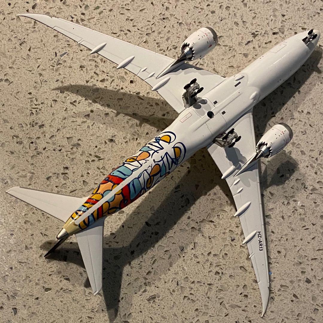 サウディア航空 Boeing 787-9 SAUDIA 航空機モデル 1/400