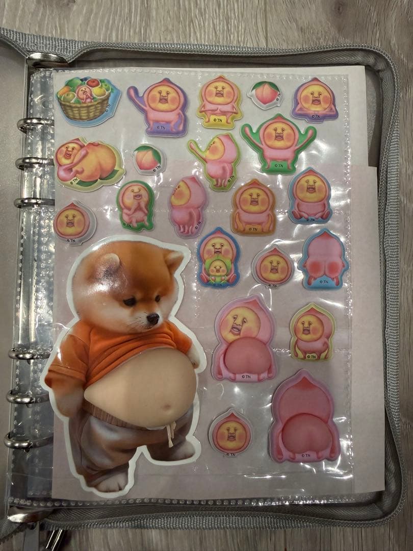ボンボンドロッププチドロシールコットンシール帳完成品