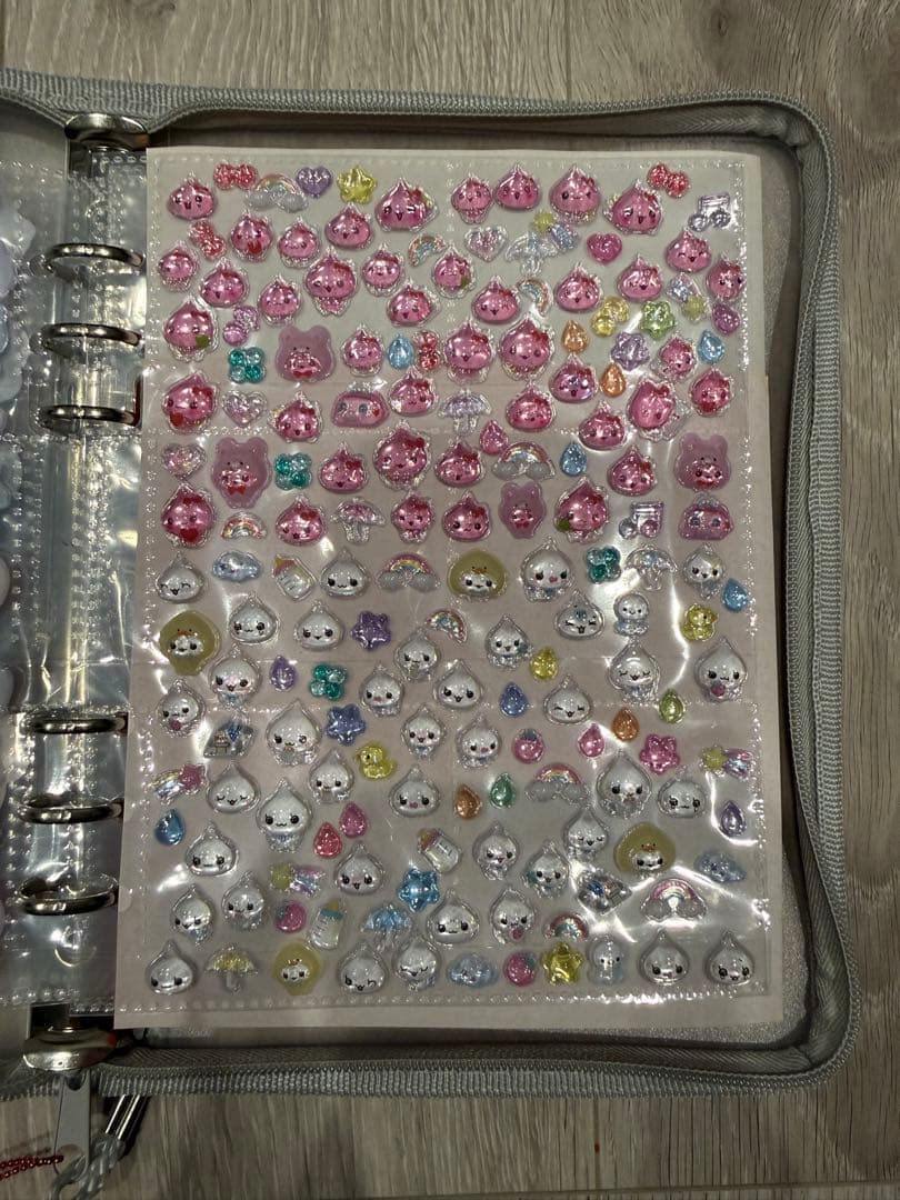 ボンボンドロッププチドロシールコットンシール帳完成品