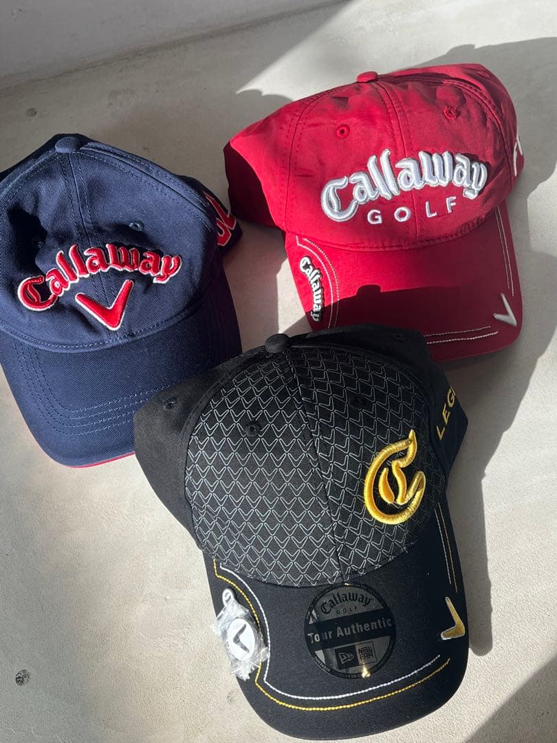 【新品未使用】Callaway GOLFキャップ 3点セット