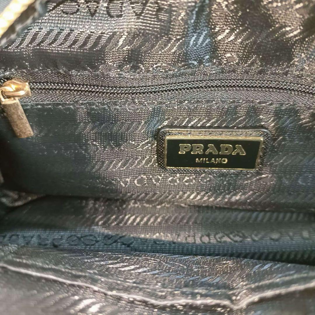 PRADA ノベルティ ブラック ショルダーバック ナイロン prd1