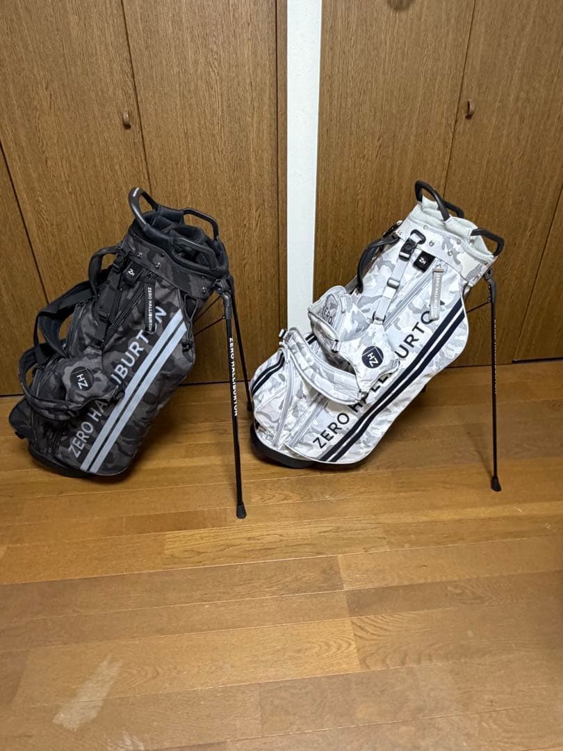 ZERO HALLIBURTON ゴルフバッグ ブラックカモ