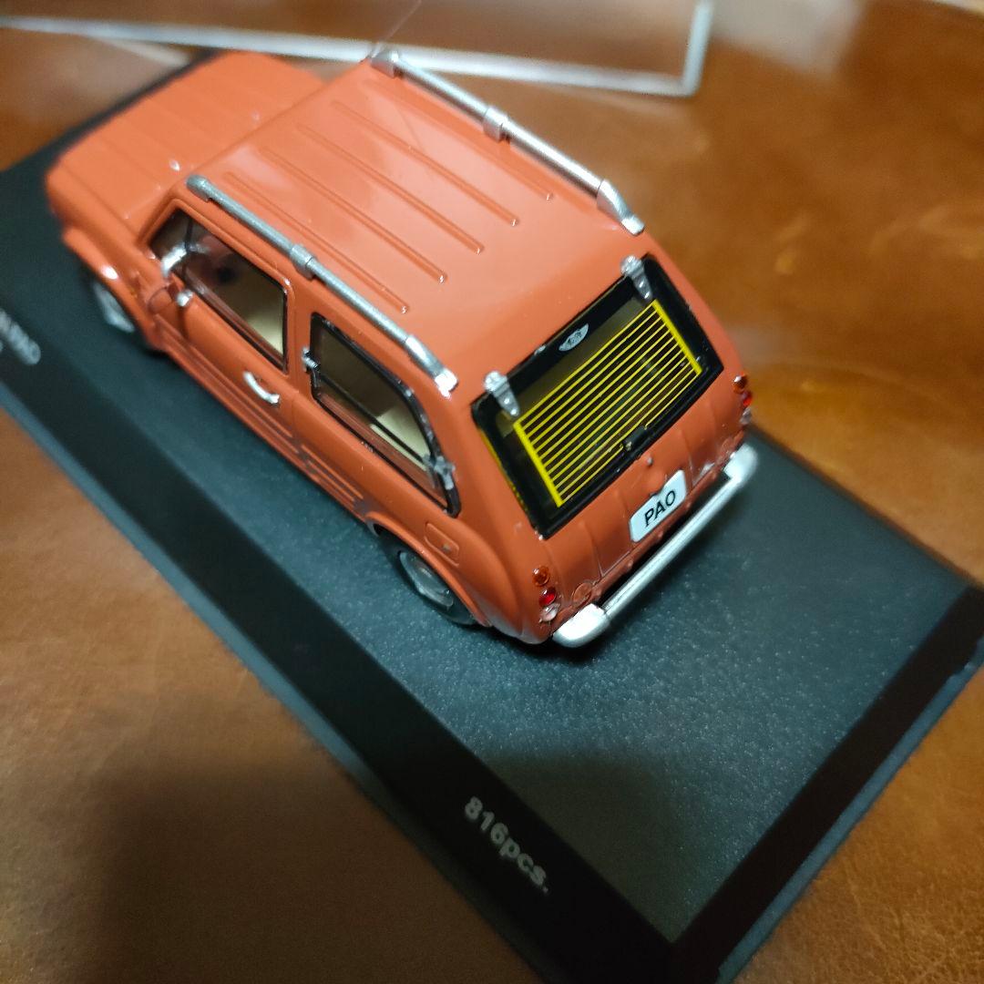 京商 日産 パオ Pao テラコッタ ミニカー 1/43