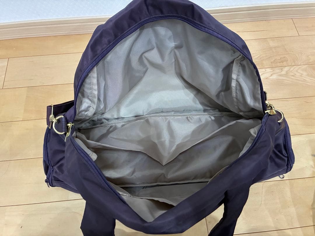 チャコット　ブラウン　ボストンバッグ