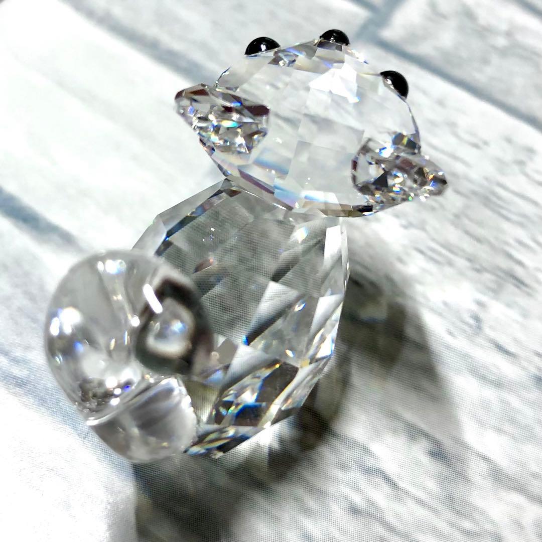 希少 廃盤 SWAROVSKI スワロフスキー 猫 ねこ ネコ 置物 インテリア