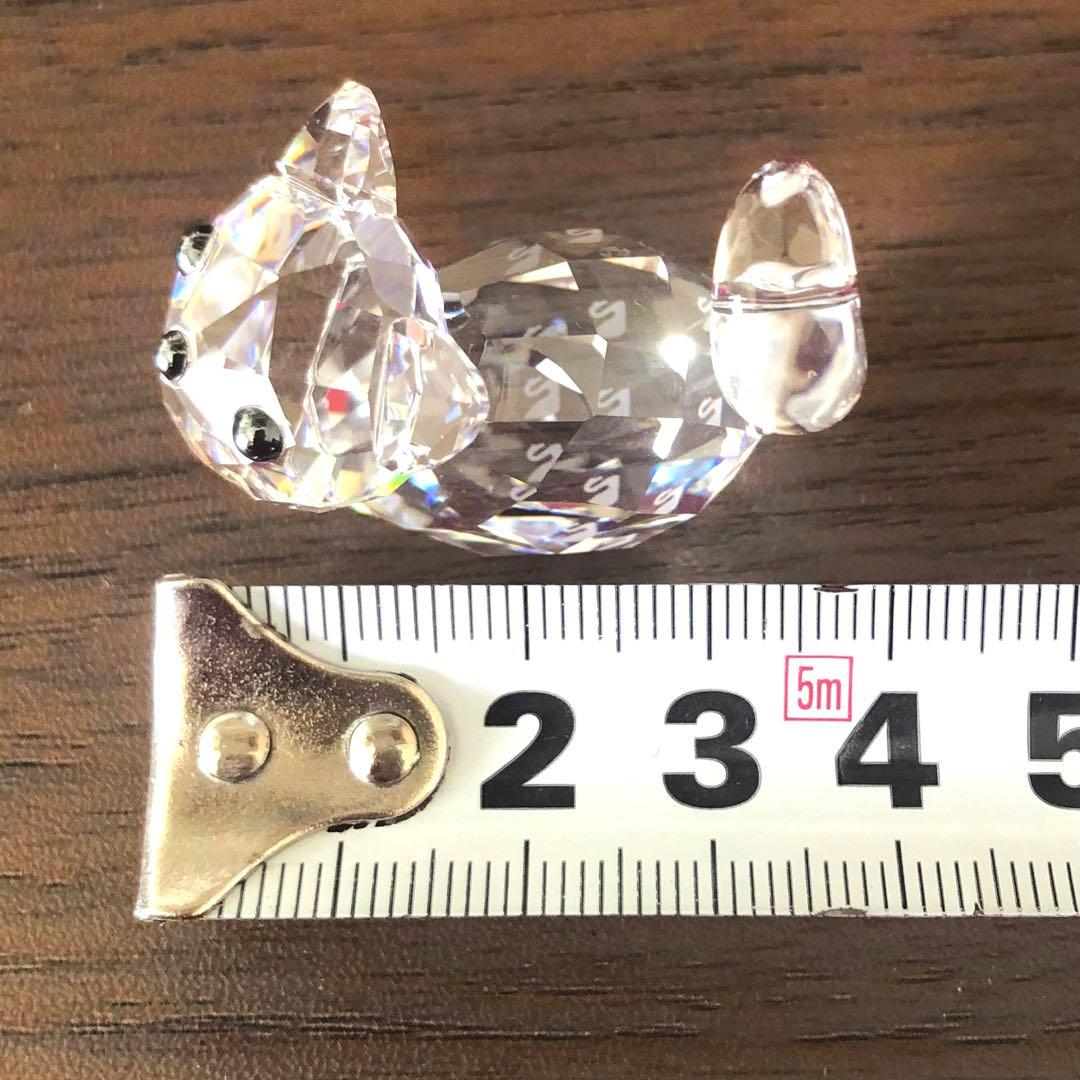 希少 廃盤 SWAROVSKI スワロフスキー 猫 ねこ ネコ 置物 インテリア