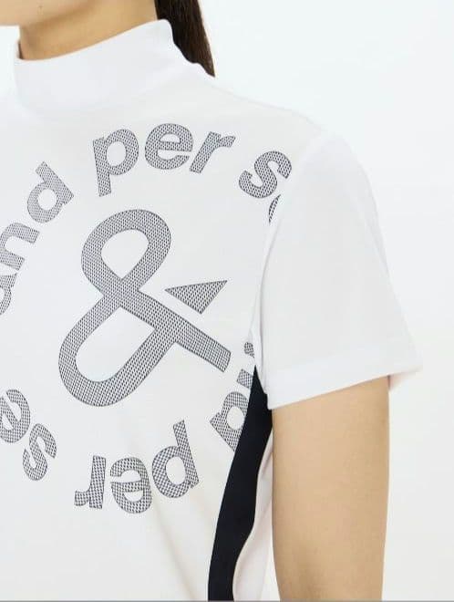 再再値下げ新品　アンパスィ　モックネックLL　白ホワイト レディースXL