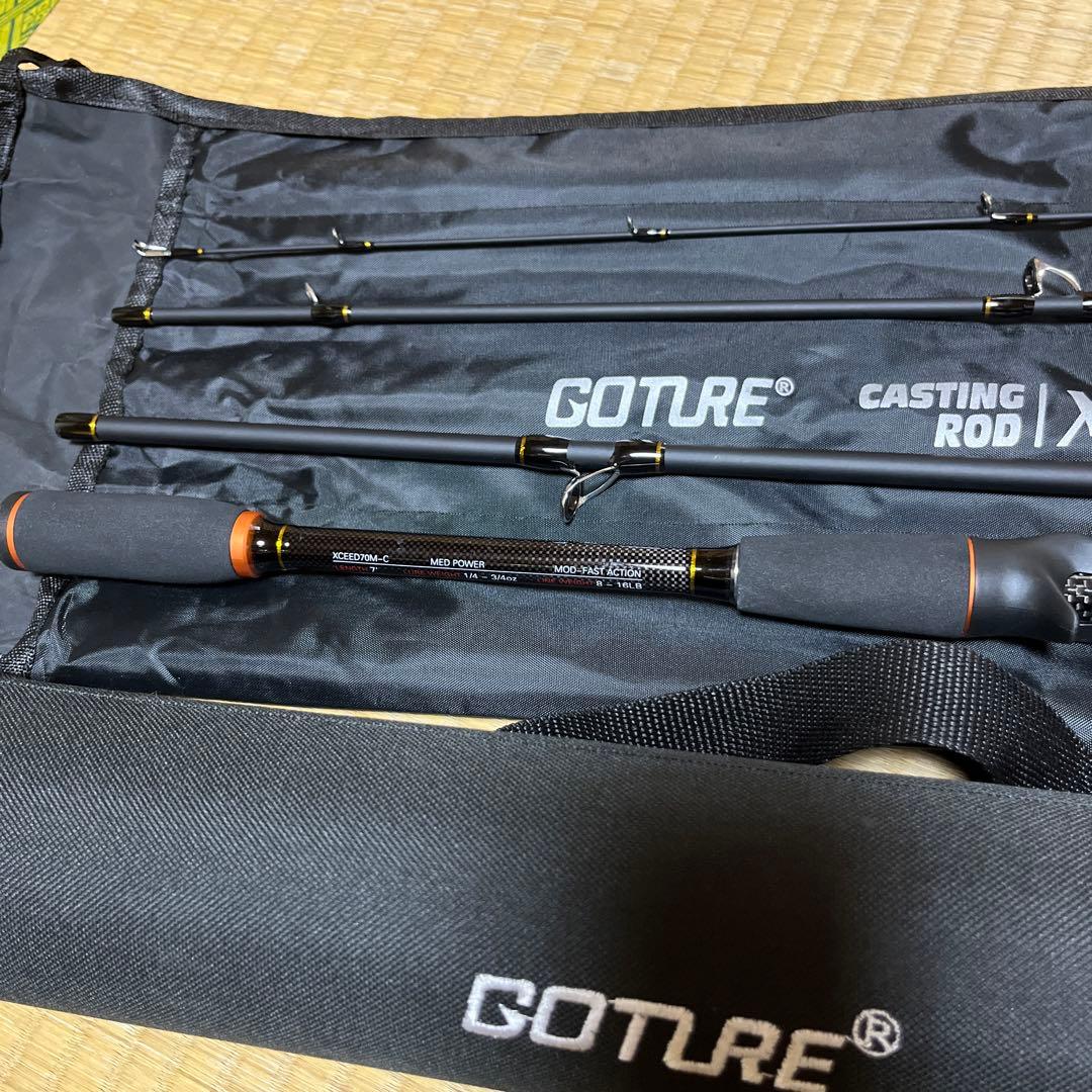 釣り竿　GOTURE キャスティングロッド Xceed 70M-C