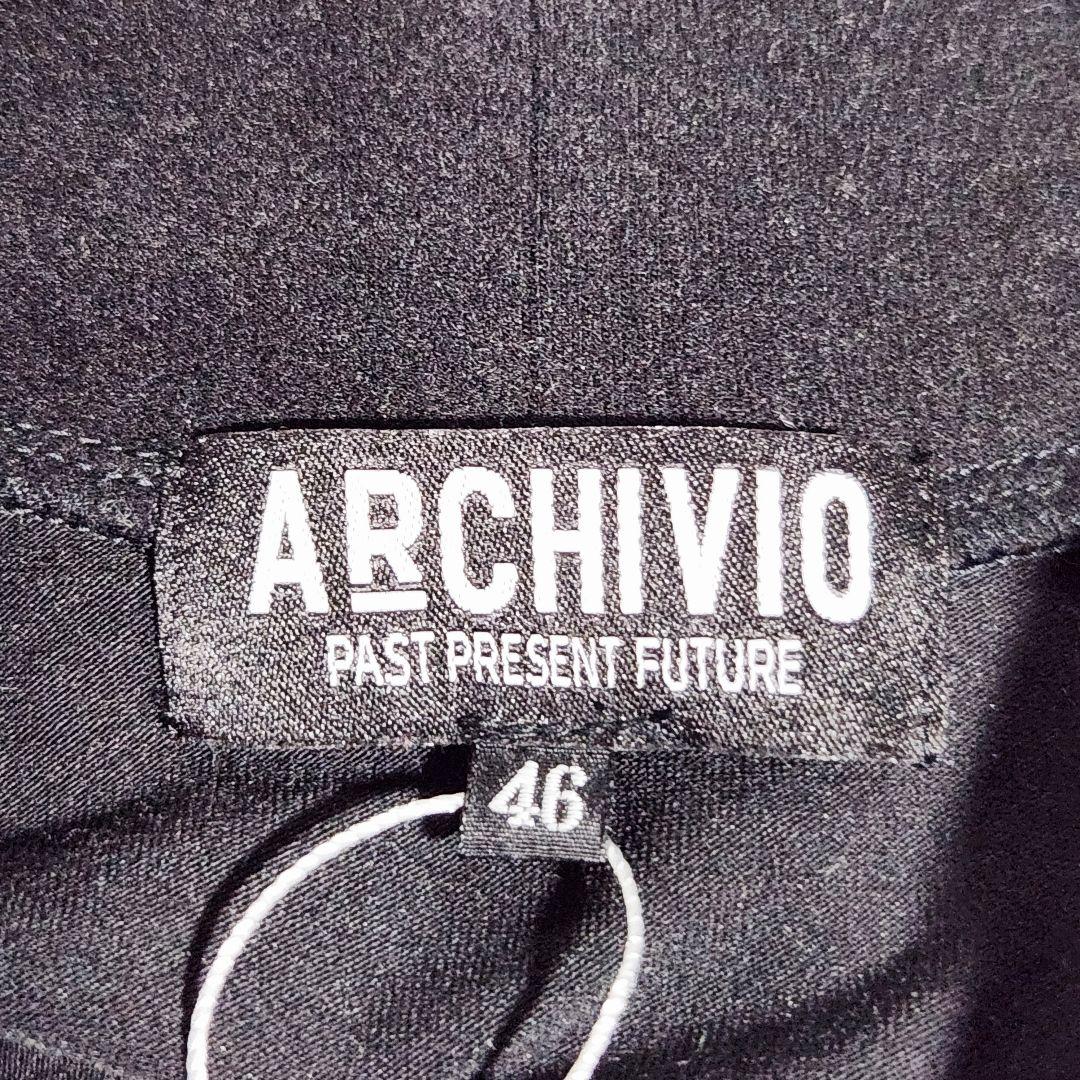 archivio モックネック プルオーバー 長袖 ロゴ 吸湿発熱 ゴルフウェア