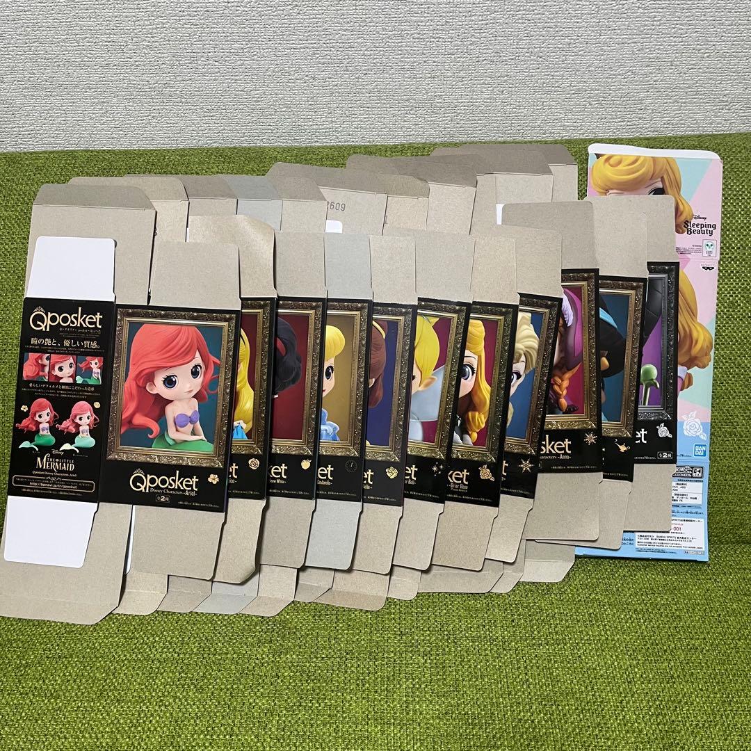 ［貴重］Qposket ディズニープリンセス フィギュア まとめ売り　※箱あり