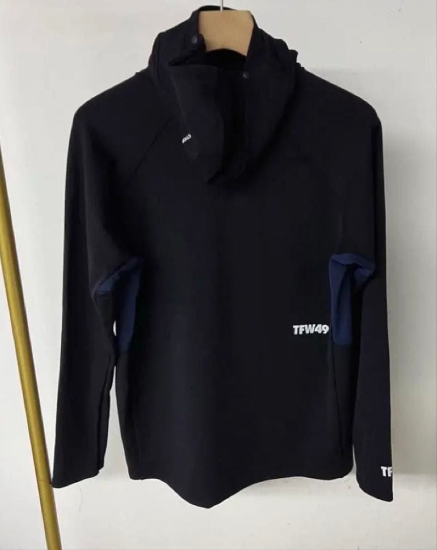 TFW49 LS BRUSHED HOODIE M ブラック