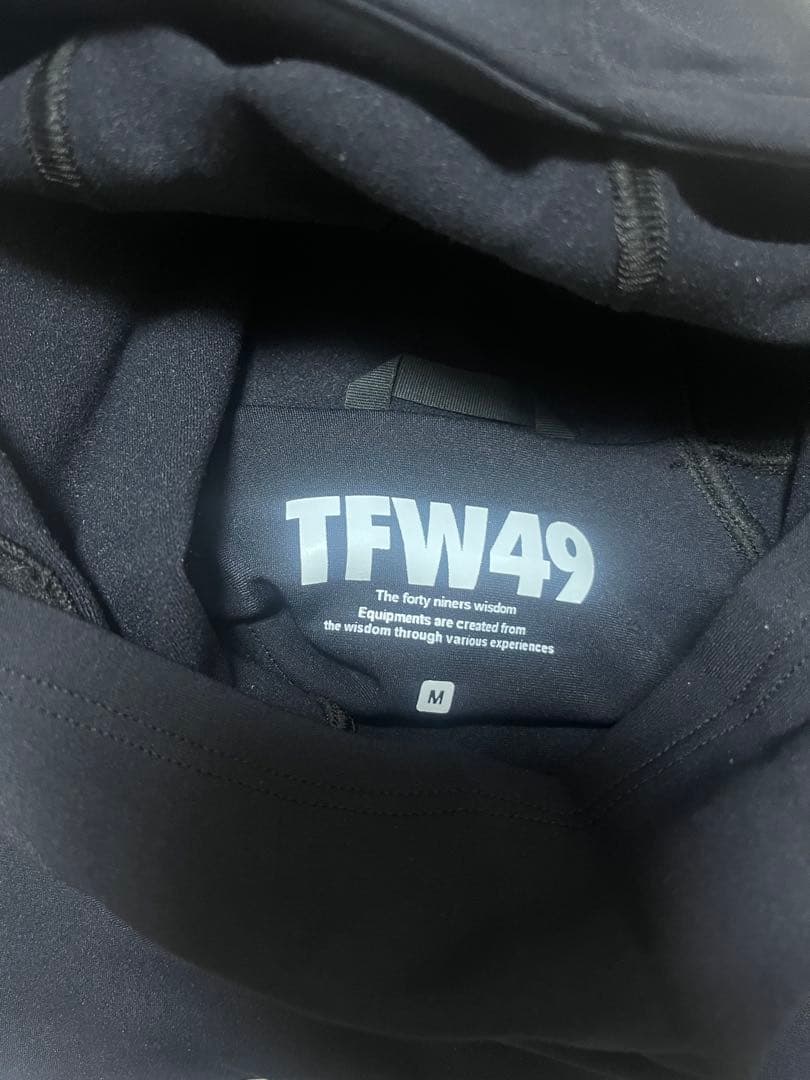 TFW49 LS BRUSHED HOODIE M ブラック