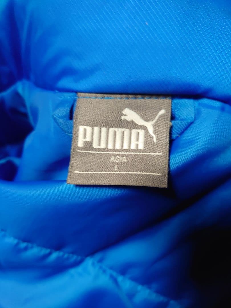 Puma 青黒ジャケット 上下セット アップ サイズ Ｌ (限界最終値)