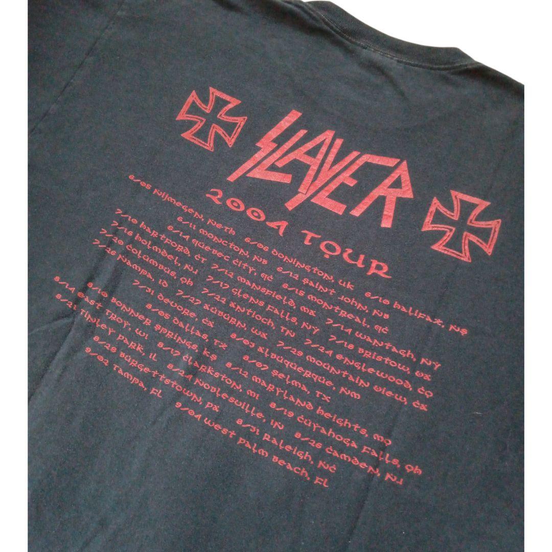 2004年製 スレイヤー slayer ツアー Tシャツ XLサイズ