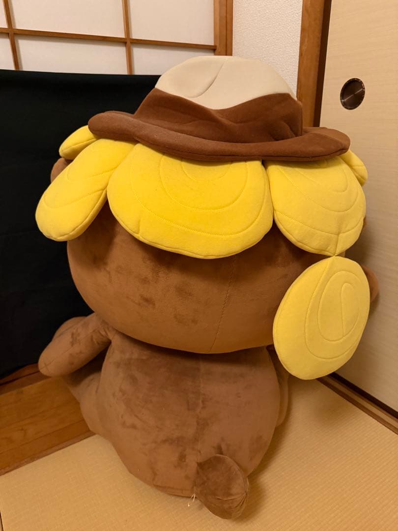 しんじょう君 巨大ぬいぐるみ(高さ80cm 幅80cm 奥行50cm)