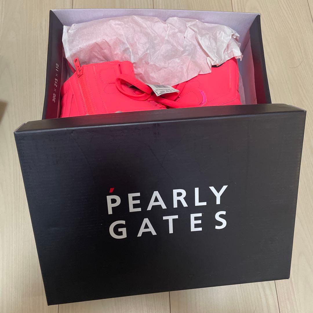 新品未使用PEARLY ピンク ハイカットシューズ 24cm