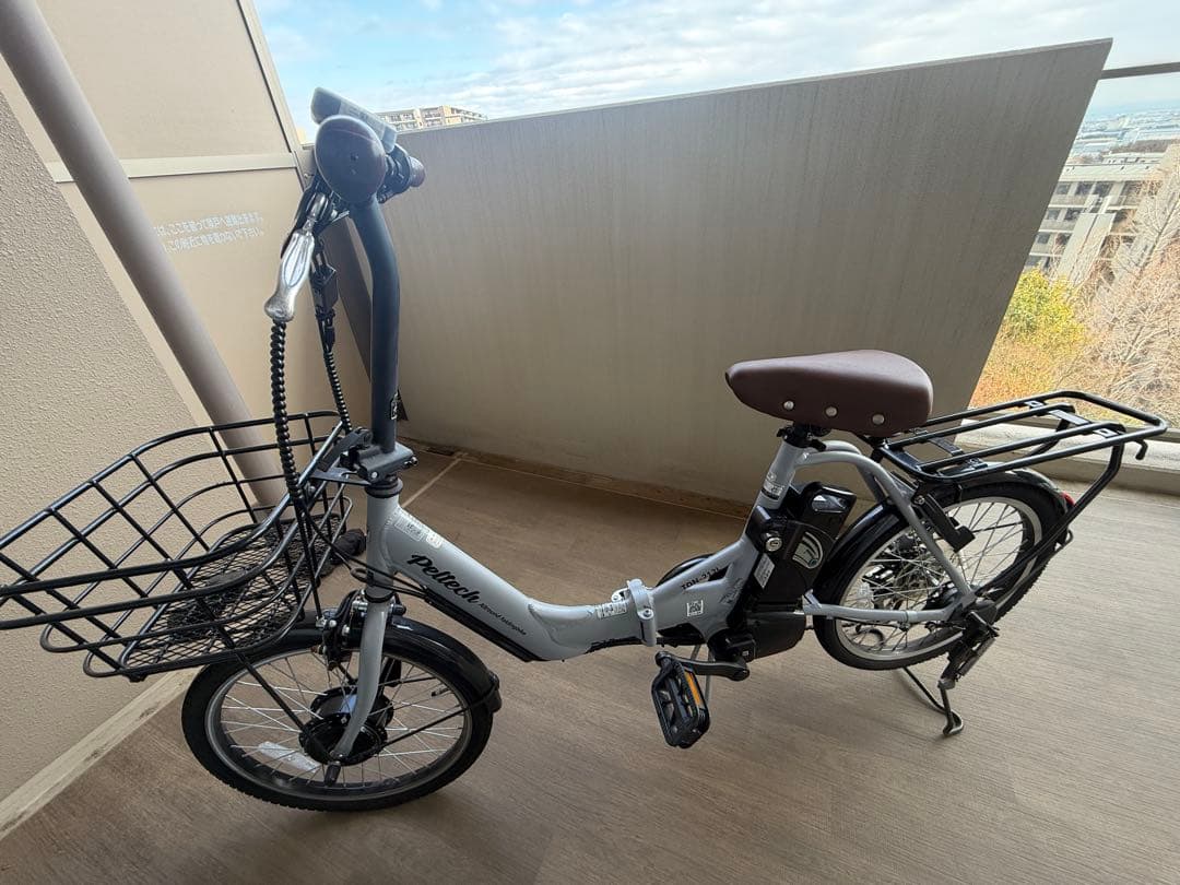 ペルテック 電動折り畳み自転車 TDN-212L