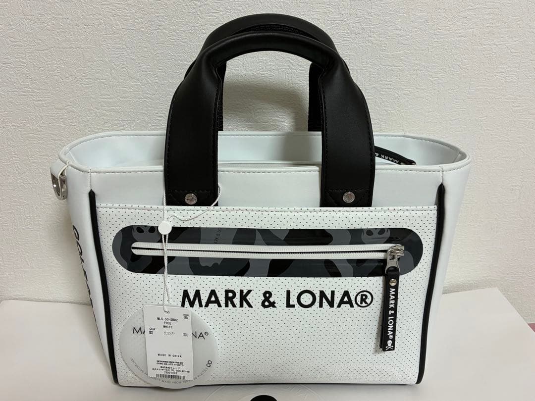 MARK&LONA マークアンドロナ カートバッグ ホワイト