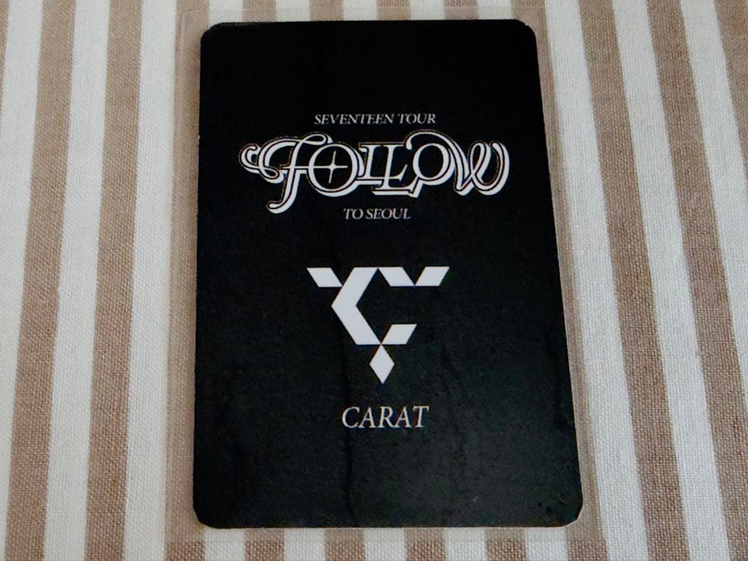 SEVENTEEN ウォヌ FOLLOW ソウルコン CARATZONE トレカ