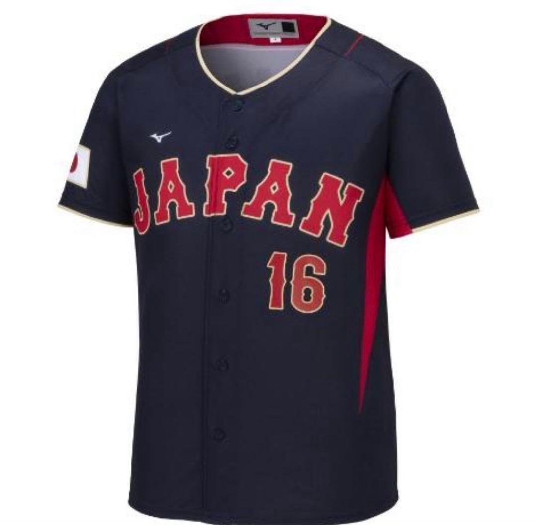 侍ジャパン WBC2023 大谷翔平 刺繍入り 16 Oサイズ
