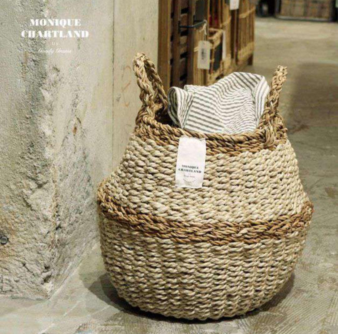 新品・未使用タグ付き/2WAY 鉢カバー・かご Ｌ