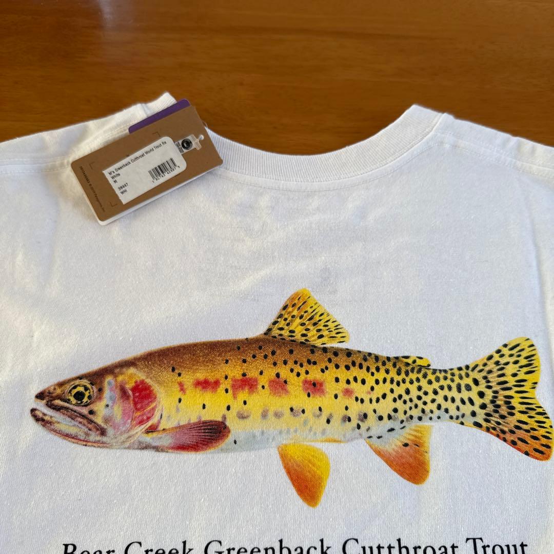 patagonia Bear Creek Greenback Cutt Tシャツ