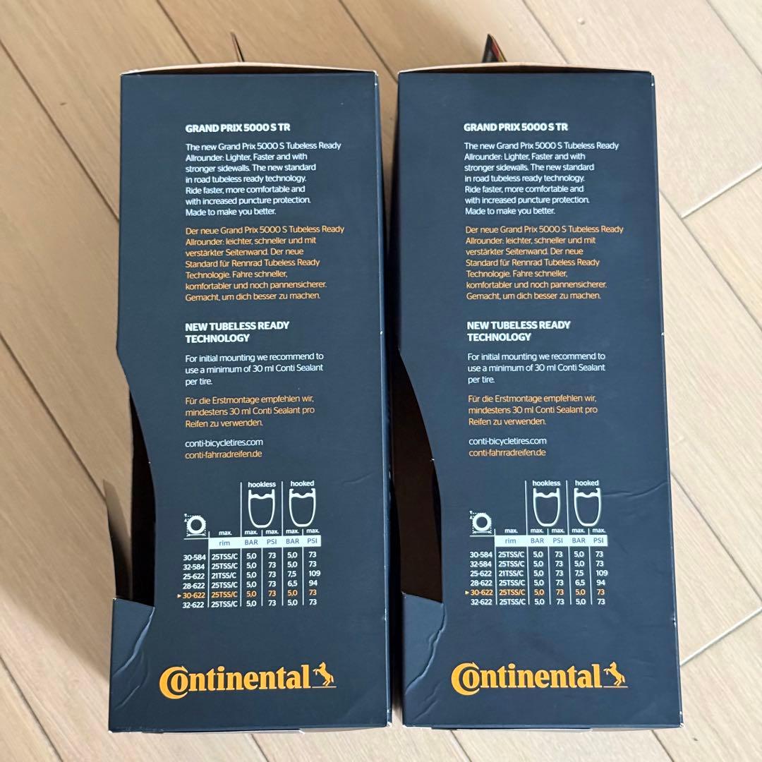 【未使用】 Continental GP5000 STR 30c 2本セット