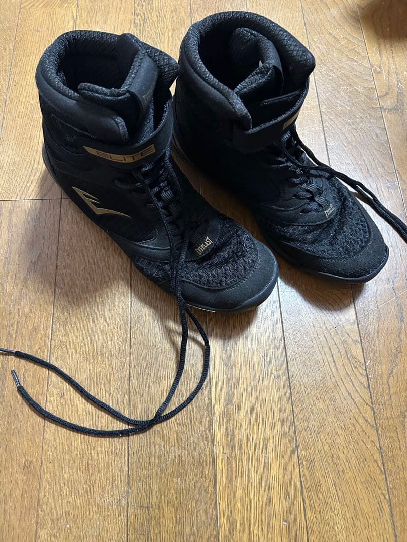 EVERLAST ELITE ボクシングシューズ ブラック 27.0cm