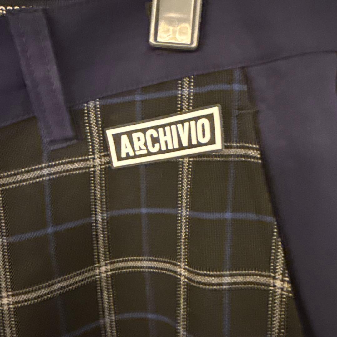 【美品】ARCHIVIO アルチビオ ゴルフパンツ メンズ チェック柄 [48〕