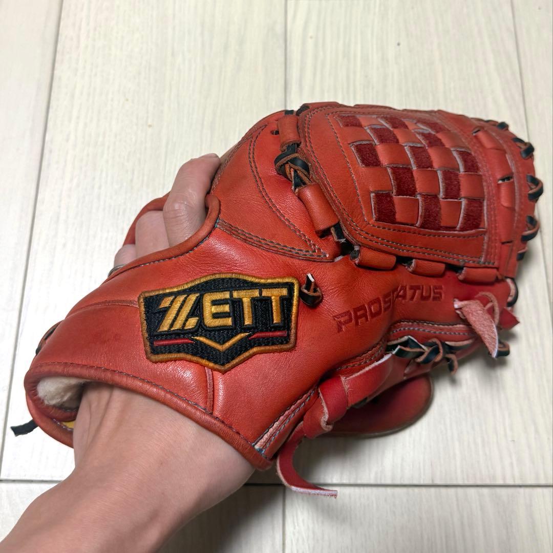 ZETTプロステイタス軟式オーダー内野手グラブ